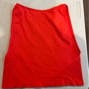 Free People Vibrant Red Sleeveless Tank